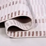 Sarule Modern Krem Akrilik Pamuk Tabanlı Makine Halısı - Görsel 4