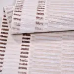 Sarule Modern Krem Akrilik Pamuk Tabanlı Makine Halısı - Görsel 5