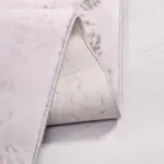 Lamezia Modern Krem Bambu ve Akrilik Makine Halısı - Görsel 3