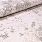 Lamezia Modern Krem Bambu ve Akrilik Makine Halısı - Görsel 5