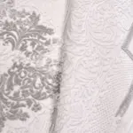 Chiesa Klasik Göbekli Beyaz Bambu ve Akrilik Makine Halısı - Görsel 4