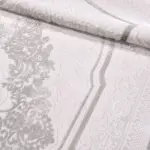 Chiesa Klasik Göbekli Beyaz Bambu ve Akrilik Makine Halısı - Görsel 5