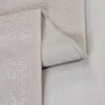 Fronti KlasikGöbekli Krem Bambu ve Akrilik Makine Halısı - Görsel 3