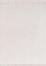 Celsita Klasik Göbekli Krem Bambu ve Akrilik Makine Halısı