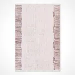 Rovella Modern Krem Mikropolyester Pamuk Tabanlı Makine Halısı - Görsel 2