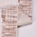 Rovella Modern Krem Mikropolyester Pamuk Tabanlı Makine Halısı - Görsel 3