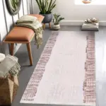 Rovella Modern Krem Mikropolyester Pamuk Tabanlı Makine Halısı - Görsel 6