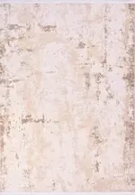 Almansa Modern Bej Viskon ve Akrilik Pamuk Tabanlı Makine Halısı