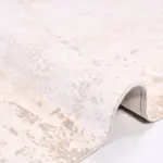 Almansa Modern Bej Viskon ve Akrilik Pamuk Tabanlı Makine Halısı - Görsel 3