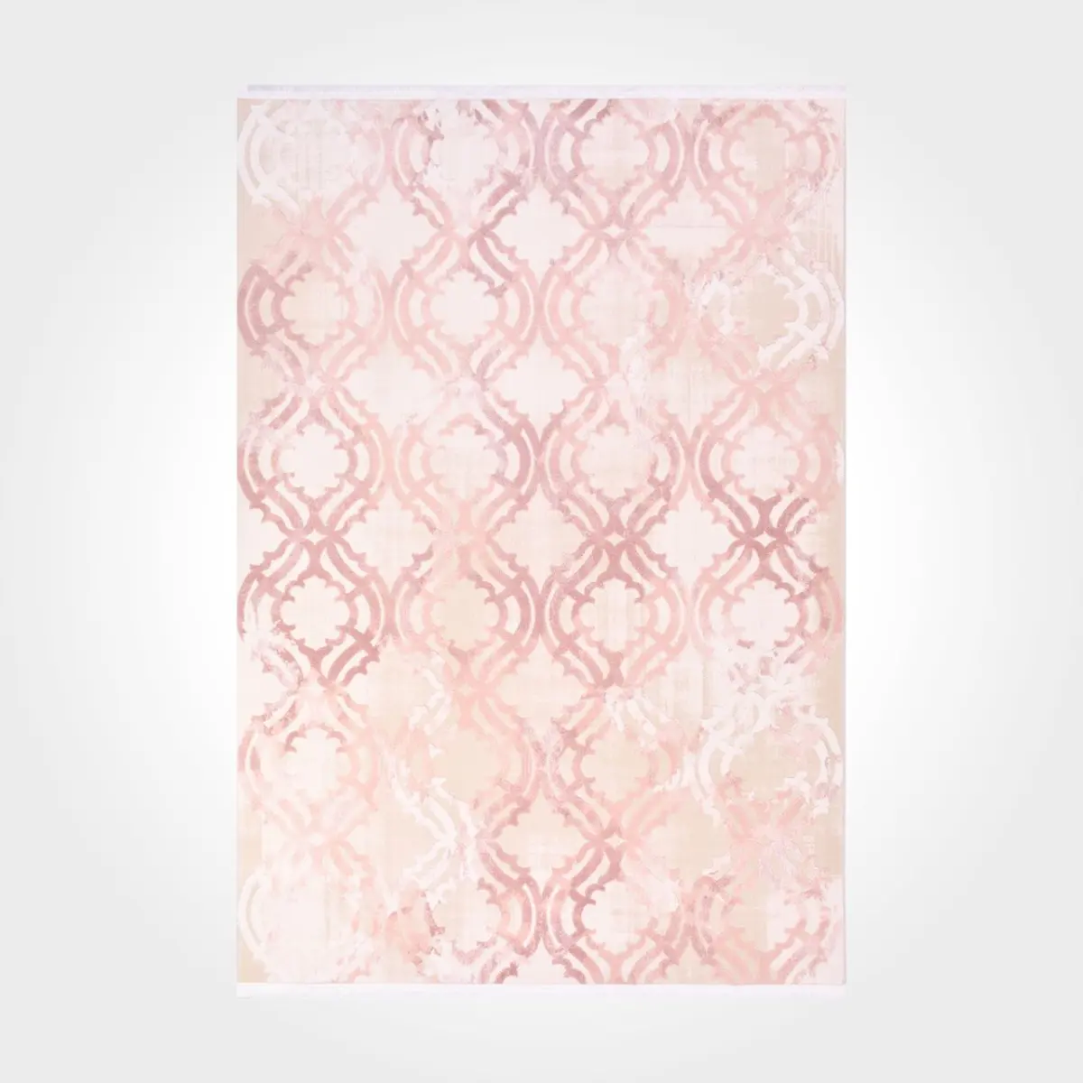 Solana Modern Bej Viskon ve Akrilik Pamuk Tabanlı Makine Halısı - Görsel 2