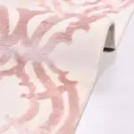 Solana Modern Bej Viskon ve Akrilik Pamuk Tabanlı Makine Halısı - Görsel 5