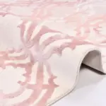 Solana Modern Bej Viskon ve Akrilik Pamuk Tabanlı Makine Halısı - Görsel 3