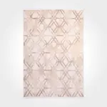 Tobarra Modern Krem Viskon ve Akrilik Pamuk Tabanlı Makine Halısı - Görsel 2