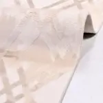 Tobarra Modern Krem Viskon ve Akrilik Pamuk Tabanlı Makine Halısı - Görsel 5