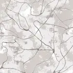 Irpino Modern Krem Mikropolyester Pamuk Tabanlı Makine Halısı