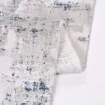 Bunol Modern Gri Viskon ve Akrilik Pamuk Tabanlı Makine Halısı - Görsel 4