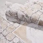 Stein Klasik Göbekli Gri Viskon ve Akrilik Makine Halısı - Görsel 5