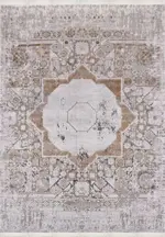 Stein Klasik Göbekli Gri Viskon ve Akrilik Makine Halısı