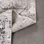 Roth Klasik Göbekli Gri Viskon ve Akrilik Makine Halısı - Görsel 3