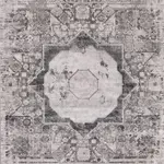 Roth Klasik Göbekli Gri Viskon ve Akrilik Makine Halısı