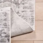 Jena Klasik Göbekli Gri Viskon ve Akrilik Makine Halısı - Görsel 3