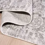 Jena Klasik Göbekli Gri Viskon ve Akrilik Makine Halısı - Görsel 4