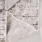 Debno Klasik Göbekli Krem Viskon ve Akrilik Makine Halısı - Görsel 3