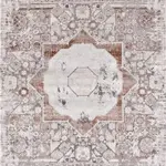 Debno Klasik Göbekli Krem Viskon ve Akrilik Makine Halısı