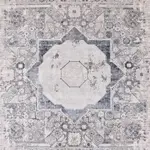 Hennef Klasik Göbekli Gri Viskon ve Akrilik Makine Halısı