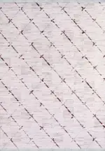 Zafra Geometrik Bej Viskon ve Akrilik Pamuk Tabanlı Makine Halısı