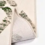 Teruel Modern Bej Viskon ve Akrilik Pamuk Tabanlı Makine Halısı - Görsel 6