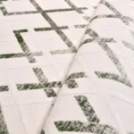 Teruel Modern Bej Viskon ve Akrilik Pamuk Tabanlı Makine Halısı - Görsel 4