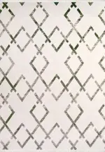 Teruel Modern Bej Viskon ve Akrilik Pamuk Tabanlı Makine Halısı