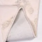 Alzira Modern Bej Viskon ve Akrilik Pamuk Tabanlı Makine Halısı - Görsel 4