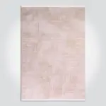 Lalcora Modern Bej Viskon ve Akrilik Pamuk Tabanlı Makine Halısı - Görsel 2