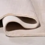 Lalcora Modern Bej Viskon ve Akrilik Pamuk Tabanlı Makine Halısı - Görsel 4