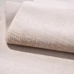 Lalcora Modern Bej Viskon ve Akrilik Pamuk Tabanlı Makine Halısı - Görsel 5