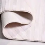 Vinaros Modern Bej Viskon ve Akrilik Pamuk Tabanlı Makine Halısı - Görsel 4