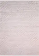 Vinaros Modern Bej Viskon ve Akrilik Pamuk Tabanlı Makine Halısı