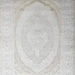 Almenar Klasik Göbekli Gri Viskon ve Akrilik Makine Halısı Almenar Klasik Göbekli Gri Viskon ve Akrilik Makine Halısı