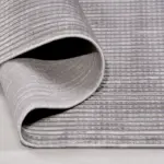 Gomara Klasik Göbekli Gri Viskon ve Akrilik Makine Halısı - Görsel 4