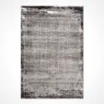 Borobia Klasik Göbekli Gri Viskon ve Akrilik Makine Halısı - Görsel 2