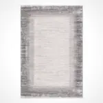 Nepas Klasik Göbekli Gri Viskon ve Akrilik Makine Halısı - Görsel 2