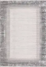 Nepas Klasik Göbekli Gri Viskon ve Akrilik Makine Halısı