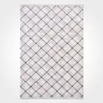 Arese Geometrik Gri Akrilik Makine Halısı - Görsel 2