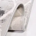 Assago Geometrik Gri Akrilik Makine Halısı - Görsel 5