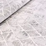 Assago Geometrik Gri Akrilik Makine Halısı - Görsel 3