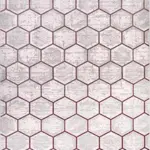 Arona Geometerik Gri Akrilik Makine Halısı