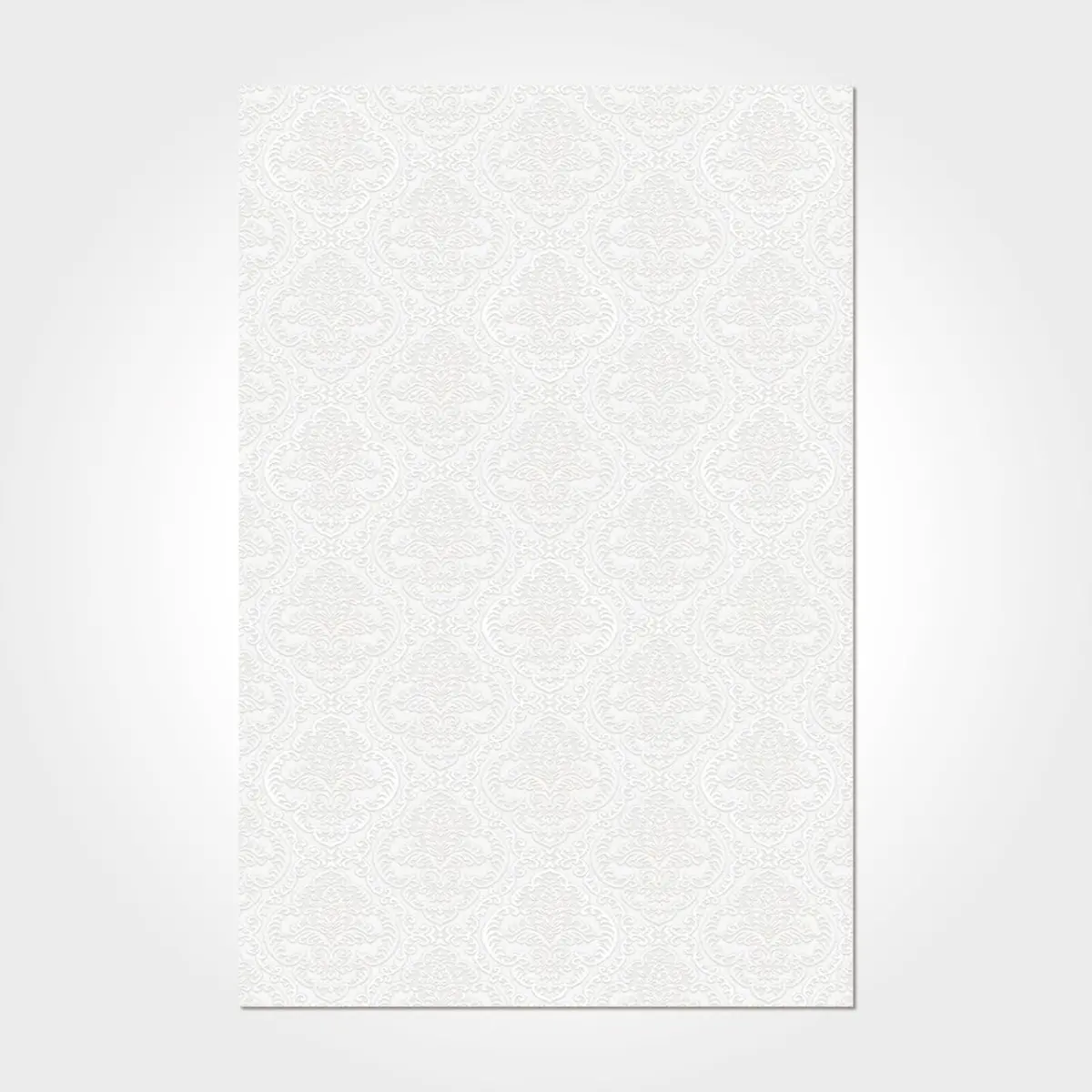 Baveno Klasik Beyaz Akrilik Makine Halısı - Görsel 2