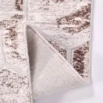 Darbia Geometrik Krem Akrilik Makine Halısı - Görsel 5